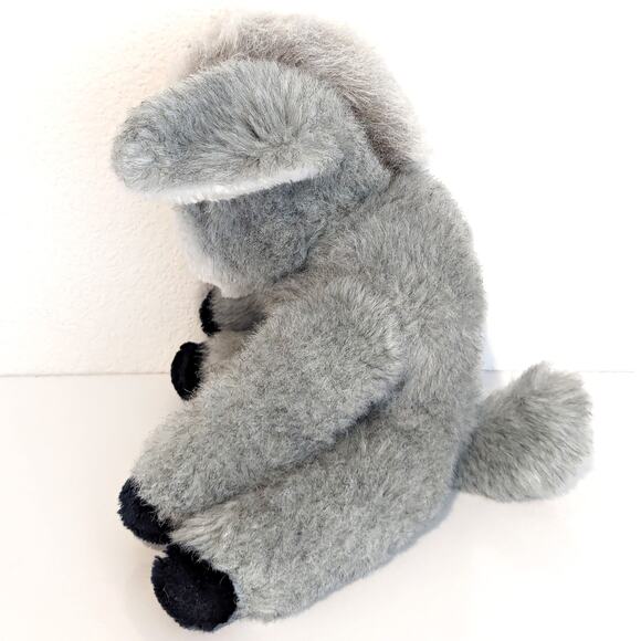 Vintage Baron the Burro Donkey Plush Pedigree Gray Stuffed Animal VTG Toy 11" - Picture 4 of 10